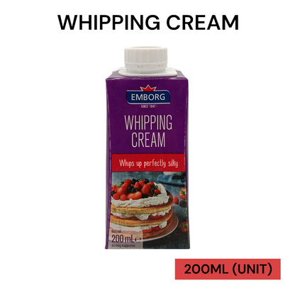 EMBORG WHIPPING CREAM 200ML PER UNIT