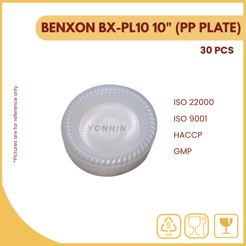 BENXON BX-PL10 10" PP  PLATE 30`s-PKT