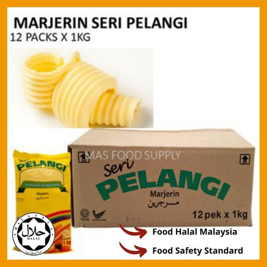 Seri Pelangi Margarine / Marjerin Seri Pelangi 1KG X 18PACK (Carton)