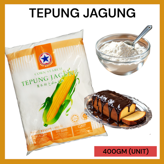 TEPUNG JAGUNG CAP BINTANG 400GM PER UNIT