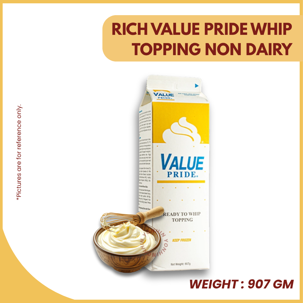 RICH VALUE PRIDE WHIP TOPPING NON DAIRY (05359) 907GM-UNIT
