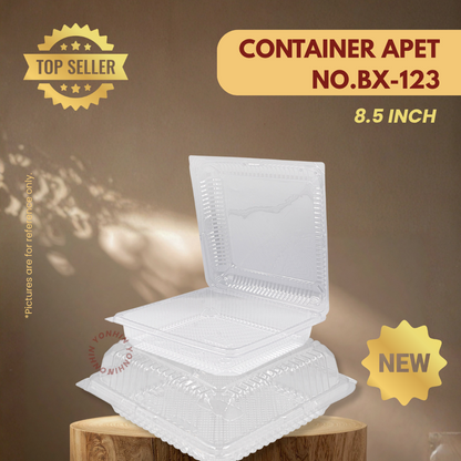 CONTAINER APET NO.BX-123 (8.5") (ARO-300) PER UNIT