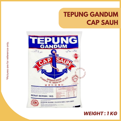 TEPUNG GANDUM CAP SAUH 1KG-UNIT