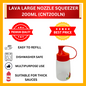 BOTOL PEMICIT MUNCUNG BESAR LAVA 200ML (CNT200LN)