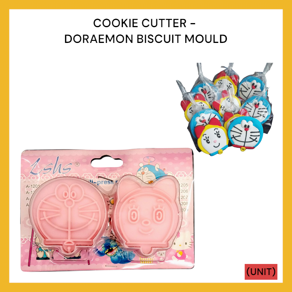 COOKIES CUTTER-DORAEMON BISCUIT MOULD PER UNIT