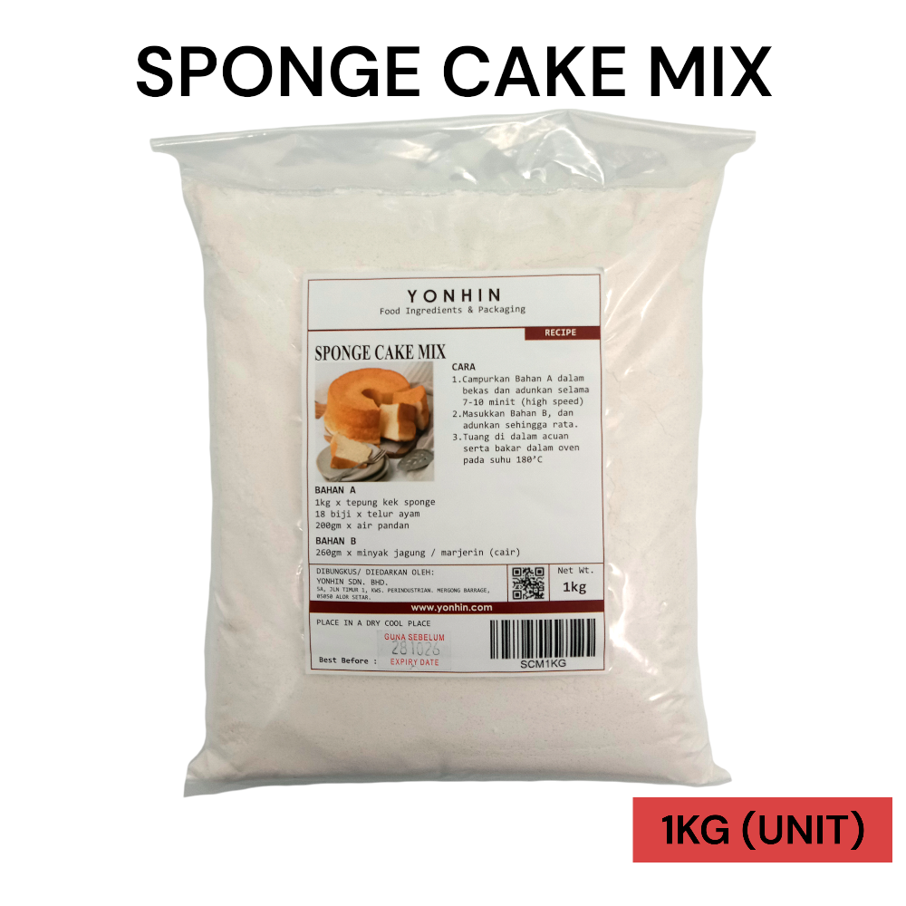 Sponge Mixing SPONGE CAKE MIX 1KG PER UNIT – YONHIN online store