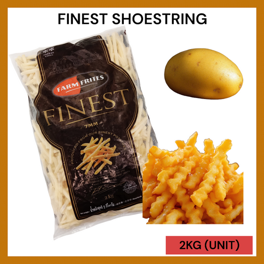 FARMFRITES FINEST SHOESTRING 7MM 2KG PER UNIT