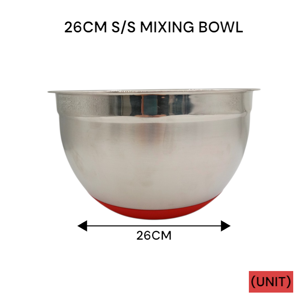 26CM S/S MIXING BOWL (SS-773) PER UNIT