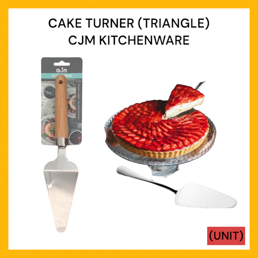 CAKE TURNER (TRIANGLE) CJM KITCHENWARE (M17-62) PER UNIT