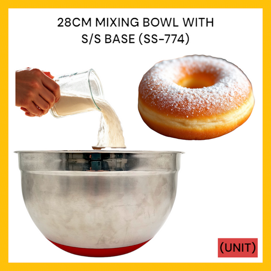 28 CM MIXING BOWL WITH S/S BASE (SS-774) PER UNIT