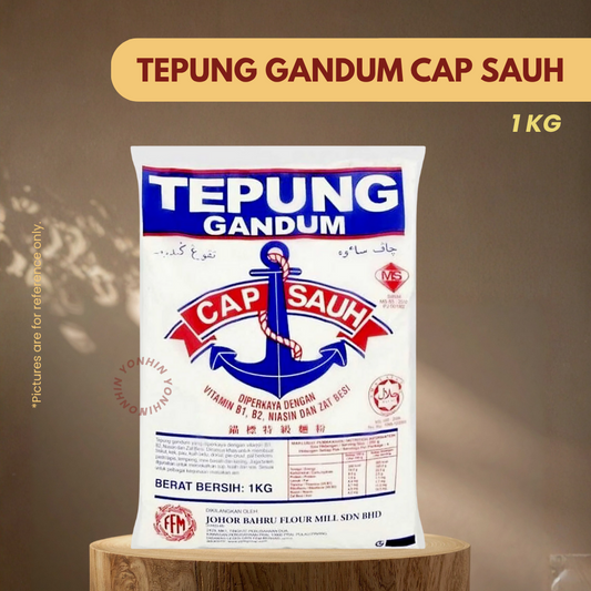 TEPUNG GANDUM CAP SAUH 1KG-UNIT