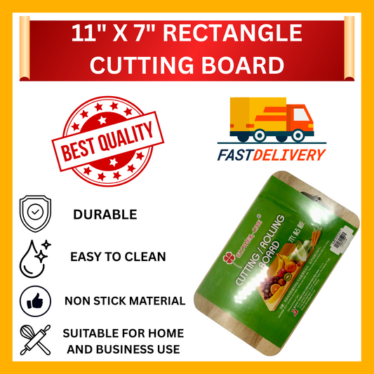 11 "X 7" RECTANGLE CUTTING BOARD (DH-117) (READY STOCK)