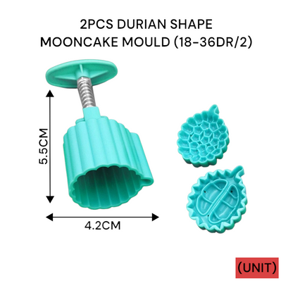 2PCS DURIAN SHAPE MOONCAKE MOULD(18-63DR/2)