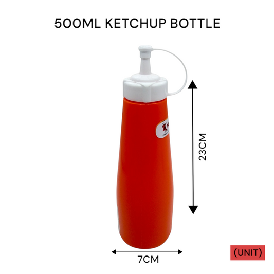 500ML KETCHUP BOTTLE (RW9091) (READY STOCK)