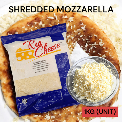 DAIRY VALLEY SHREDDED MOZARELLA (RIA CHEESE) 1KG PER UNIT