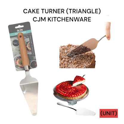 CAKE TURNER (TRIANGLE) CJM KITCHENWARE (M17-62) PER UNIT