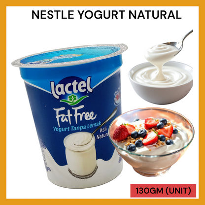 NESTLE YOGURT NATURAL 130GM PER UNIT
