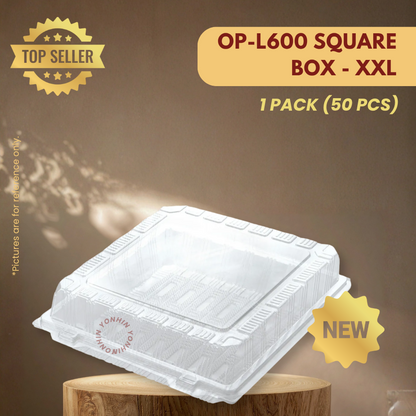 OP-L600 SQUARE BOX - XXL-PKT-50