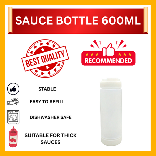 600ML SAUCE BOTTLE (PL-1027) (READY STOCK)