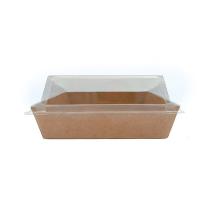 SQUARE DESSERT PACKAGING BOX (KRAFT PAPER) 50'S Per Pack