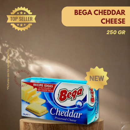 BEGA CHEDDAR CHEESE 250GM-UNIT