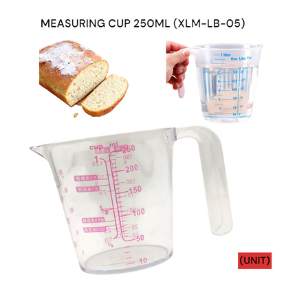 MEASURING CUP 250ML (XLM-LB-05) PER UNIT