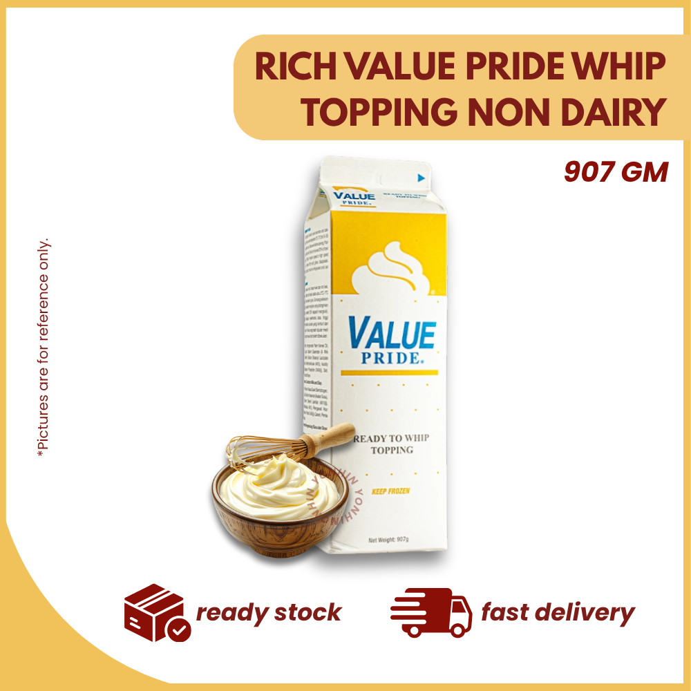 RICH VALUE PRIDE WHIP TOPPING NON DAIRY (05359) 907GM-UNIT