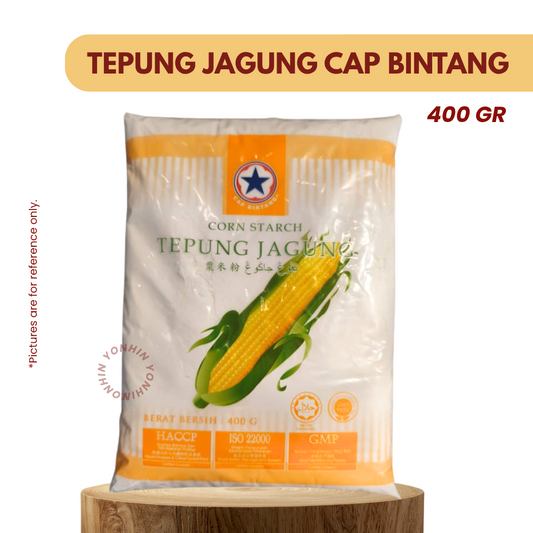 TEPUNG JAGUNG CAP BINTANG 400GM-UNIT