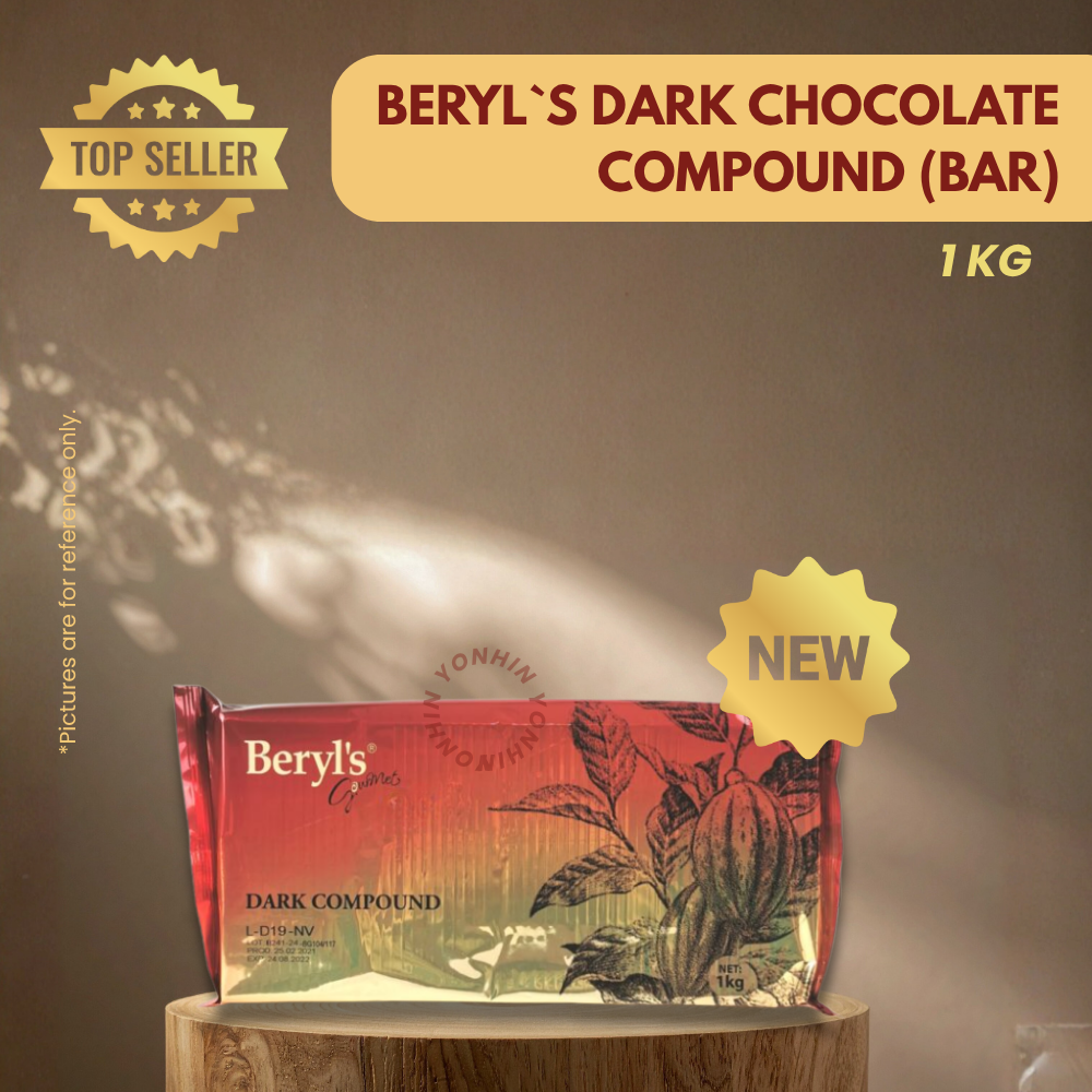 BERYL`S DARK CHOCOLATE COMPOUND (BAR) 1KG-UNIT