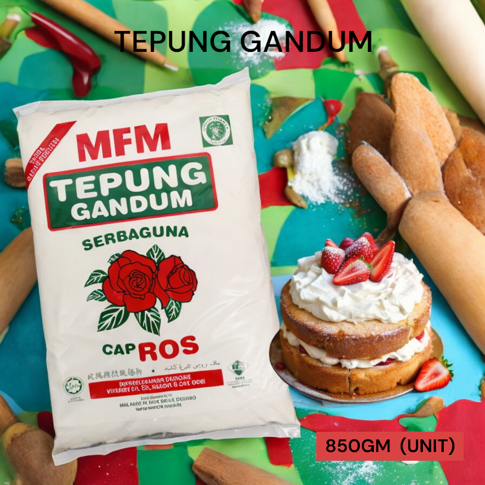 MFM ROS TEPUNG GANDUM 850GM PER UNIT