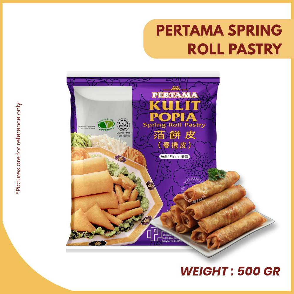 PERTAMA SPRING ROLL PASTRY 7.5"x7.5" (50`S) (P)-UNIT