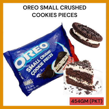 OREO SMALL CRUSHED COOKIE PIECES 454GM PER UNIT