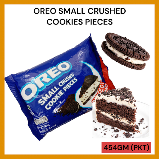 OREO SMALL CRUSHED COOKIE PIECES 454GM PER UNIT