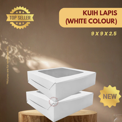 WINDOW BOX 9X9X2.5 (WHITE)-UNIT