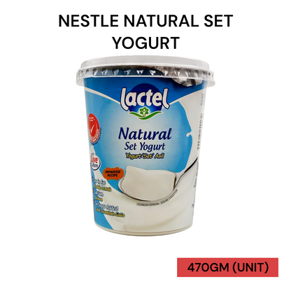 NESTLE NATURAL SET YOGURT 470GM PER UNIT