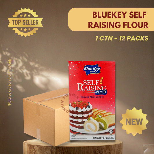 BLUEKEY SELF-RAISING FLOUR 1KG PER CTN-12