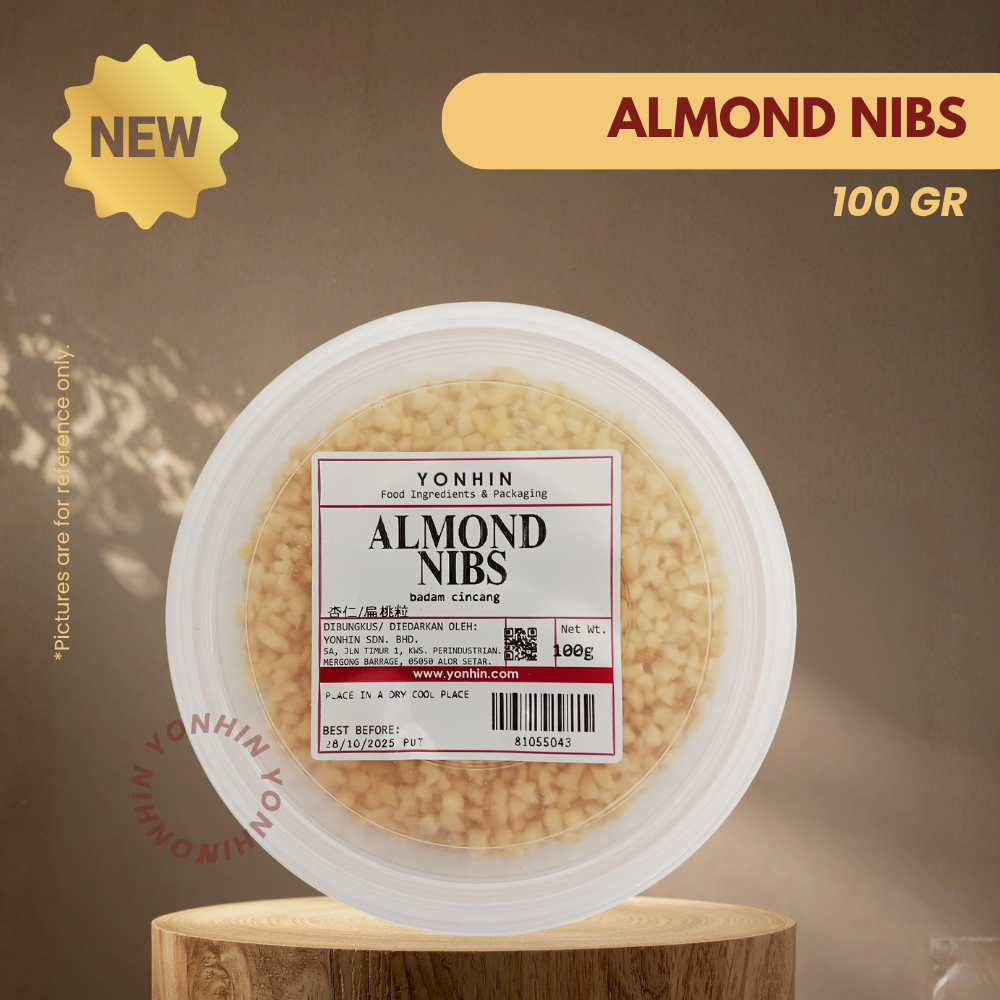 ALMOND NIBS 100GM PER PKT