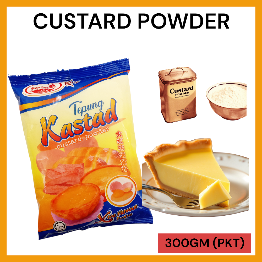 Bunga Raya Pudding Powder BUNGA RAYA CUSTARD POWDER 300GM PER UNIT – YONHIN online store