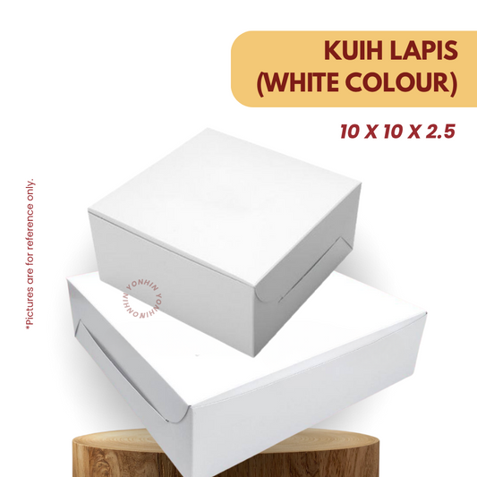 KUIH LAPIS (WHITE COLOUR) 10 X 10 X 2.5-UNIT