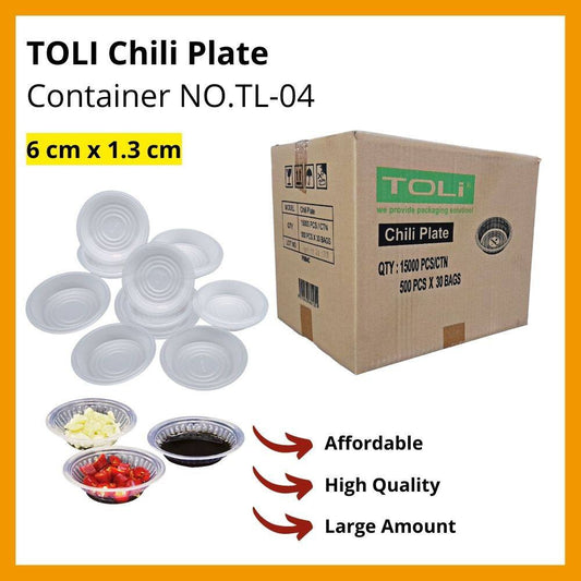 15000PCS Per Carton TOLI CHILI PLATE (TL-04)