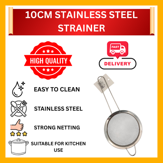 10CM STAINLESS STEEL STRAINER (51-DTY0902-10)