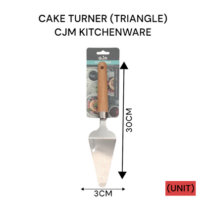 CAKE TURNER (TRIANGLE) CJM KITCHENWARE (M17-62) PER UNIT