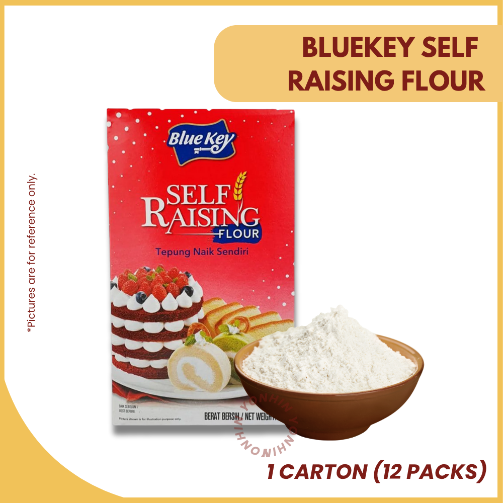 BLUEKEY SELF-RAISING FLOUR 1KG PER CTN-12