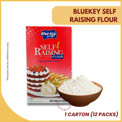 BLUEKEY SELF-RAISING FLOUR 1KG PER CTN-12