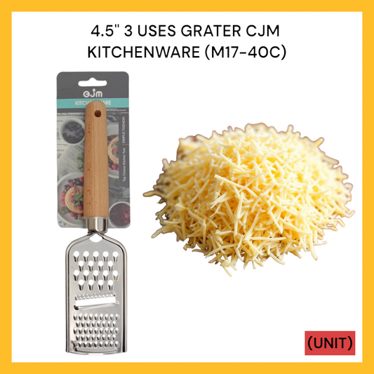 4.5" 3 USES GRATER CJM KITCHENWARE (M17-40C) PER UNIT