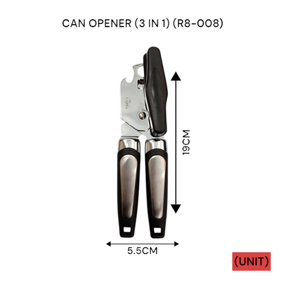 CAN OPENER (3 IN 1) (R8-008) PER UNIT
