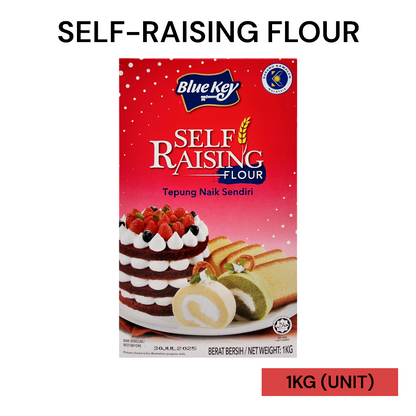 BLUEKEY SELF-RAISING FLOUR 1KG PER UNIT
