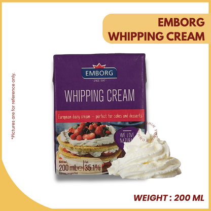 EMBORG WHIPPING CREAM 200ML-UNIT