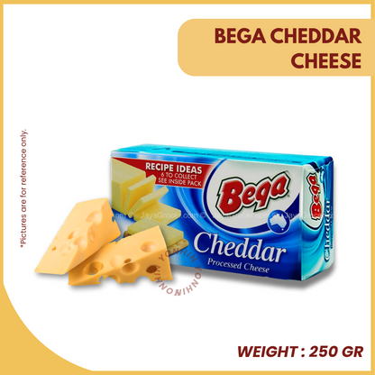 BEGA CHEDDAR CHEESE 250GM-UNIT
