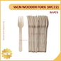GARPU KAYU 16CM (WC32) 50PCS/PEK
